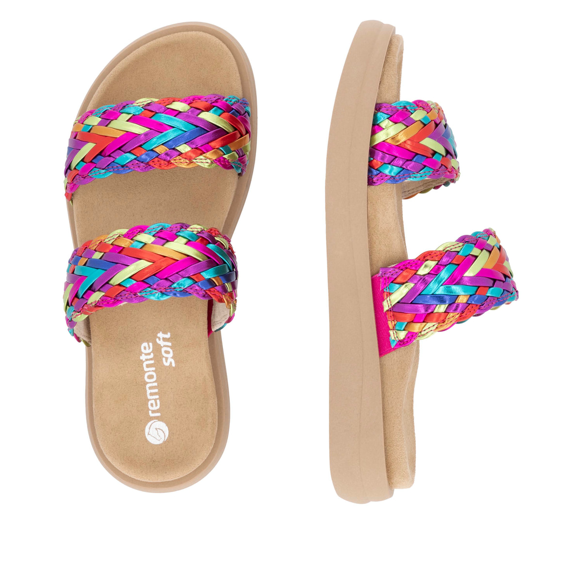 Remonte Damen Pantoletten - Bunt