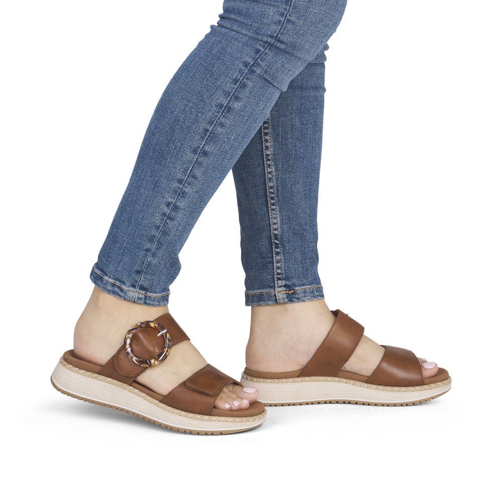 Remonte Damen Pantoletten - Braun