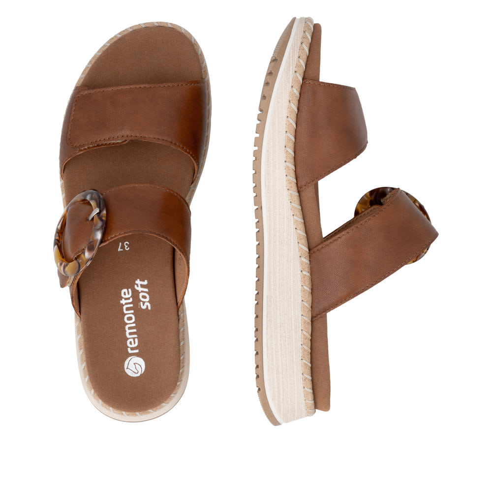 Remonte Damen Pantoletten - Braun