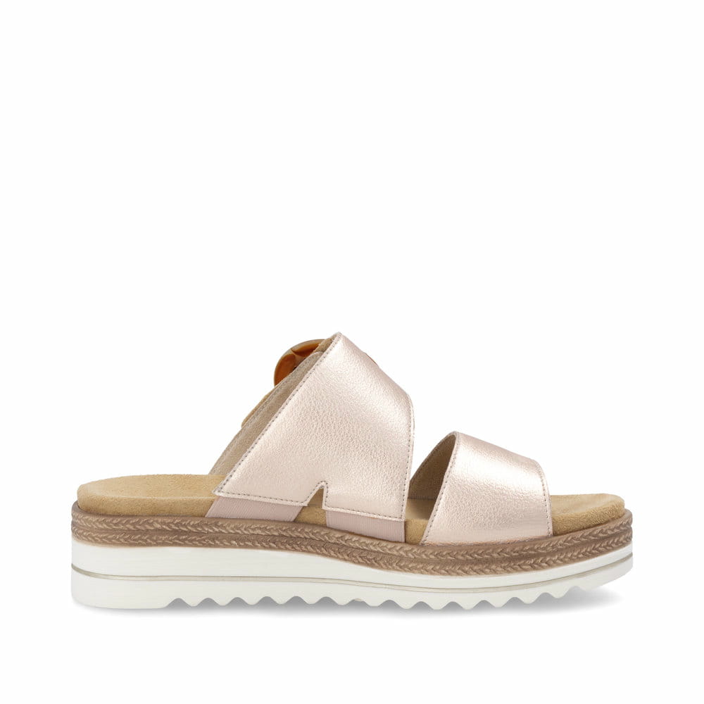 Remonte Damen Pantoletten - Metallic