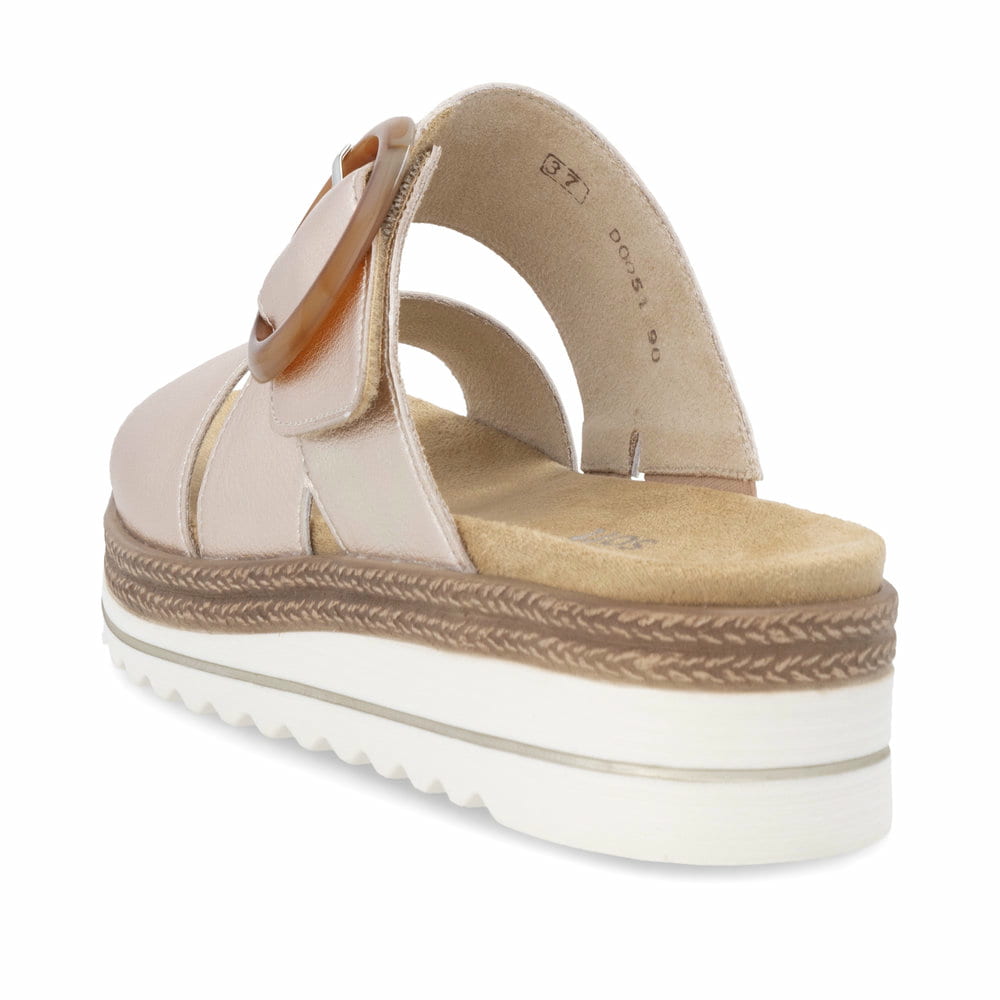 Remonte Damen Pantoletten - Metallic