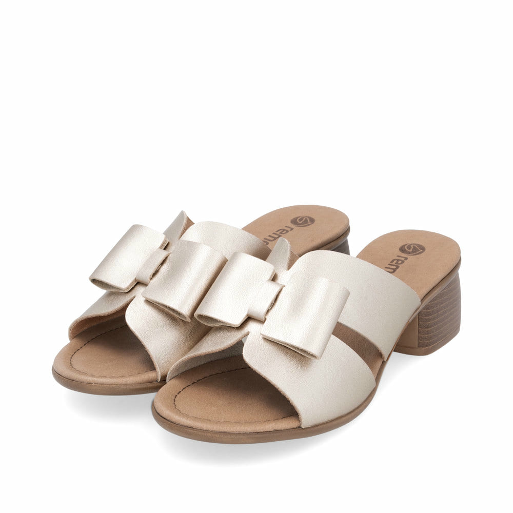 Remonte Damen Pantoletten - Metallic