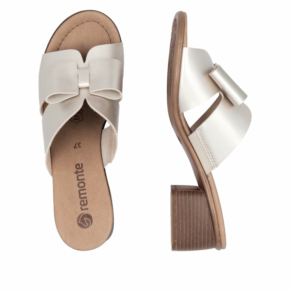 Remonte Damen Pantoletten - Metallic