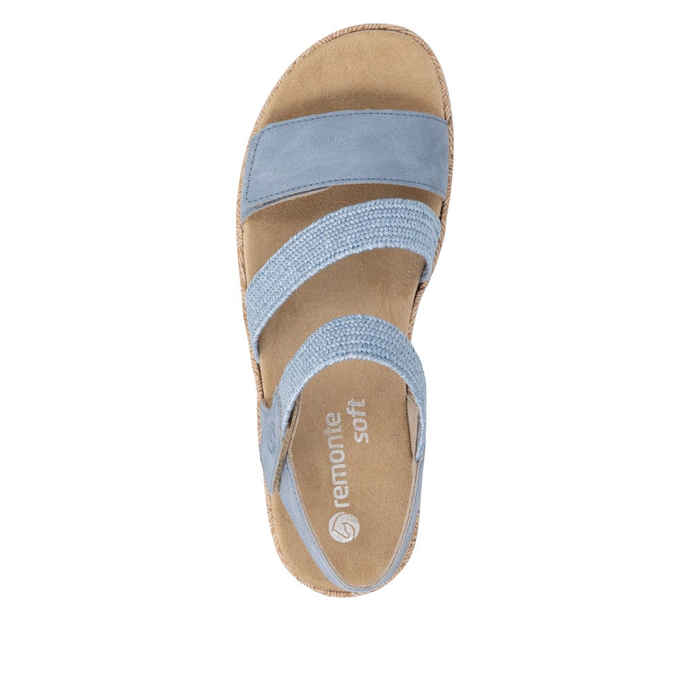 Remonte Damen Riemchensandalen - Blau