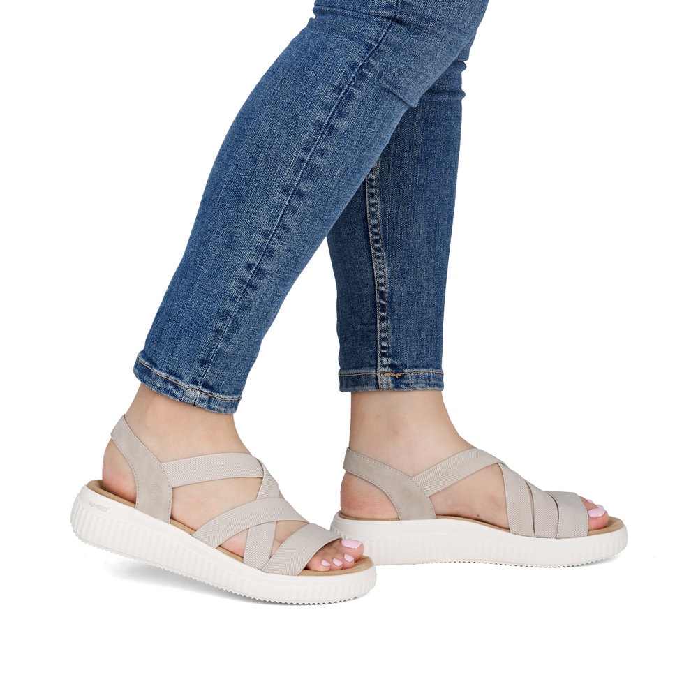 Remonte Damen Riemchensandalen - Beige