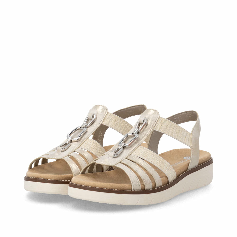 Remonte Damen Riemchensandalen - Gold