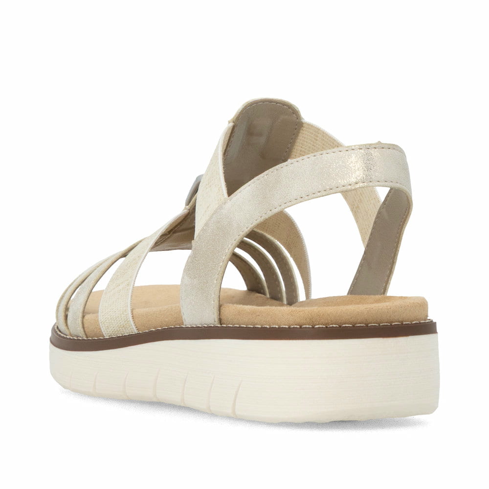 Remonte Damen Riemchensandalen - Gold