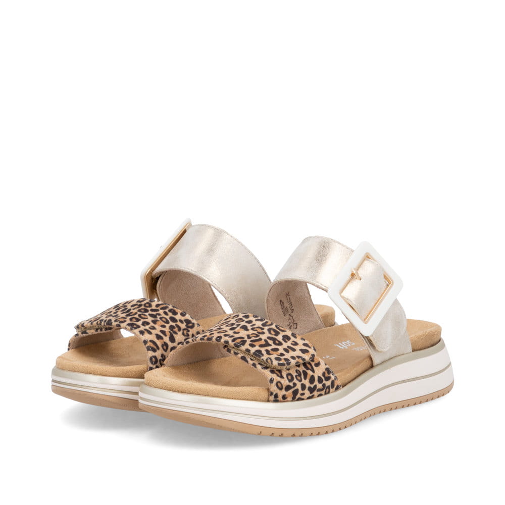 Remonte Damen Pantoletten - Metallic