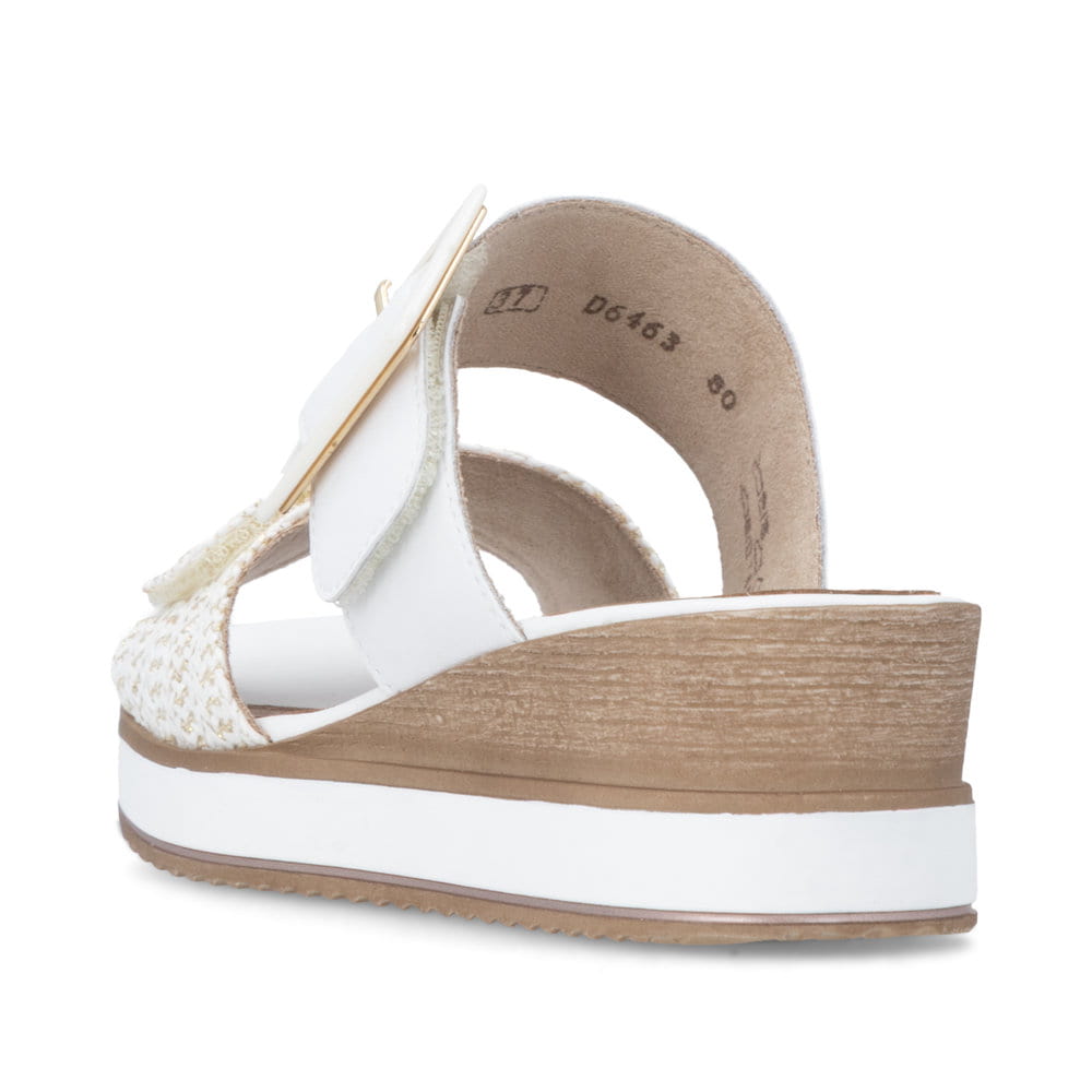 Remonte Damen Keilsandaletten - Weiss