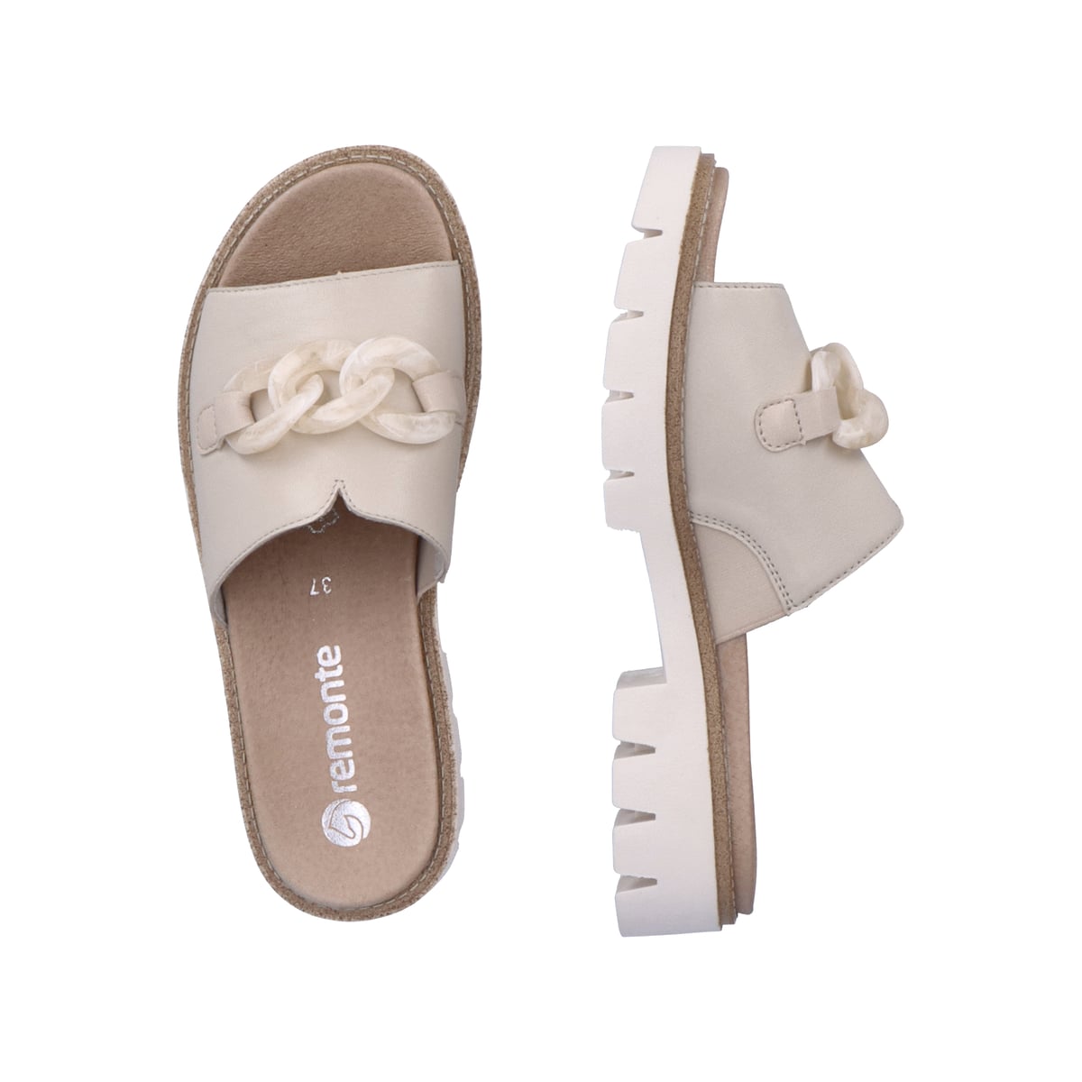 Remonte Damen Pantoletten - Beige