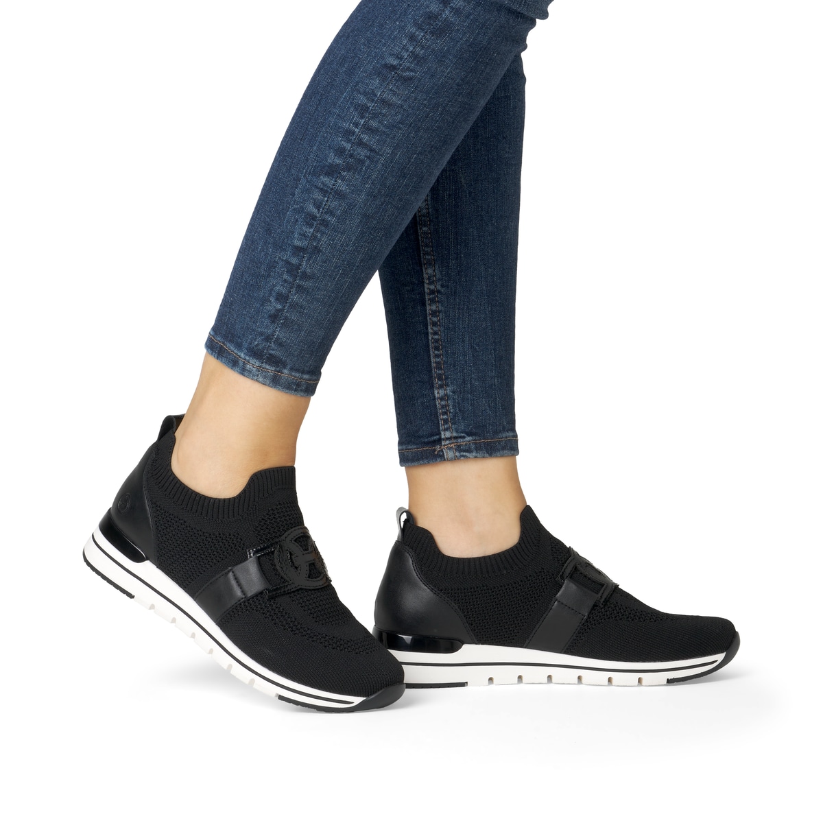 Remonte Damen Slipper - Schwarz