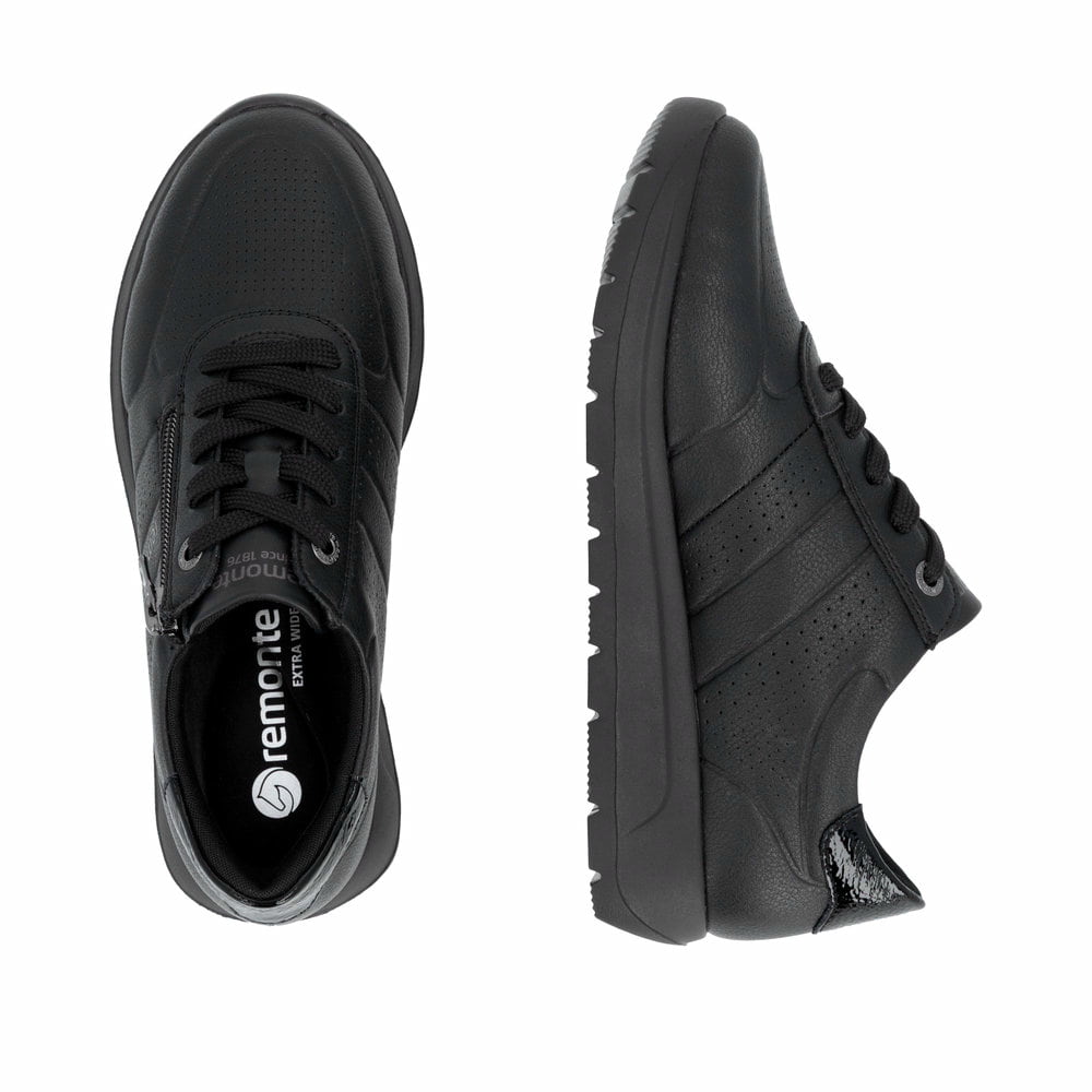 Remonte Damen Schnürschuhe - Schwarz