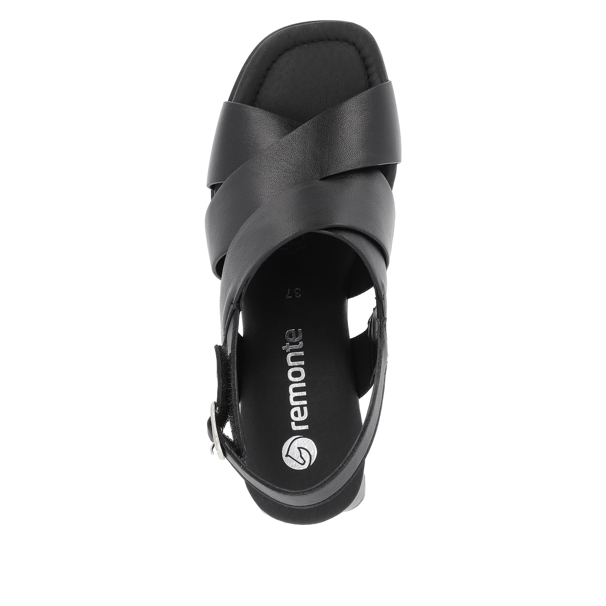 Remonte Damen Riemchensandaletten - Schwarz
