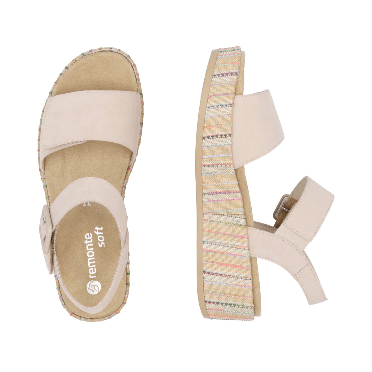Remonte Damen Riemchensandalen - Beige