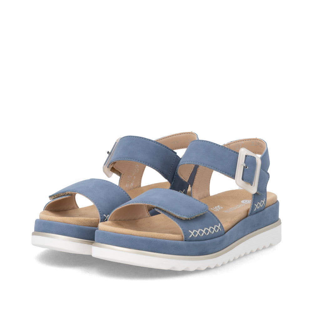 Remonte Damen Riemchensandalen - Blau