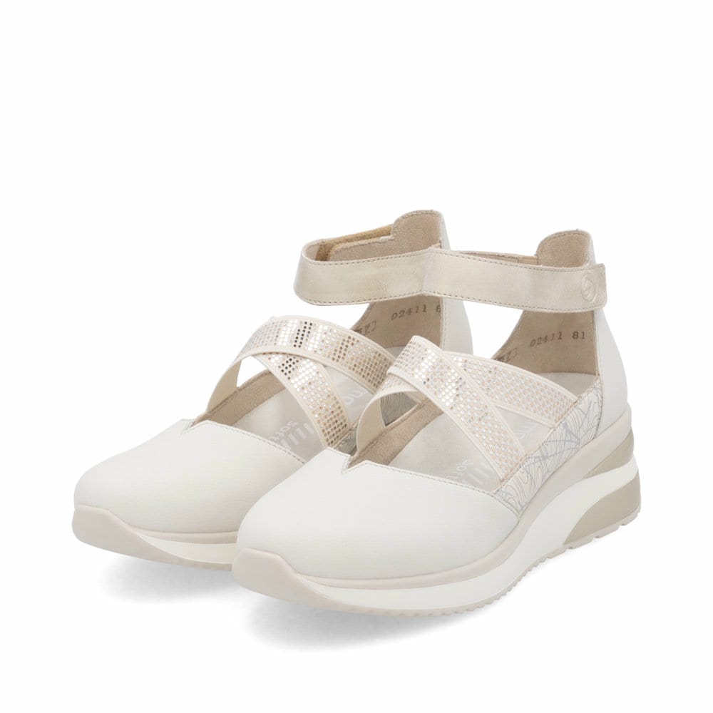Remonte Damen Keilsandaletten - Weiss
