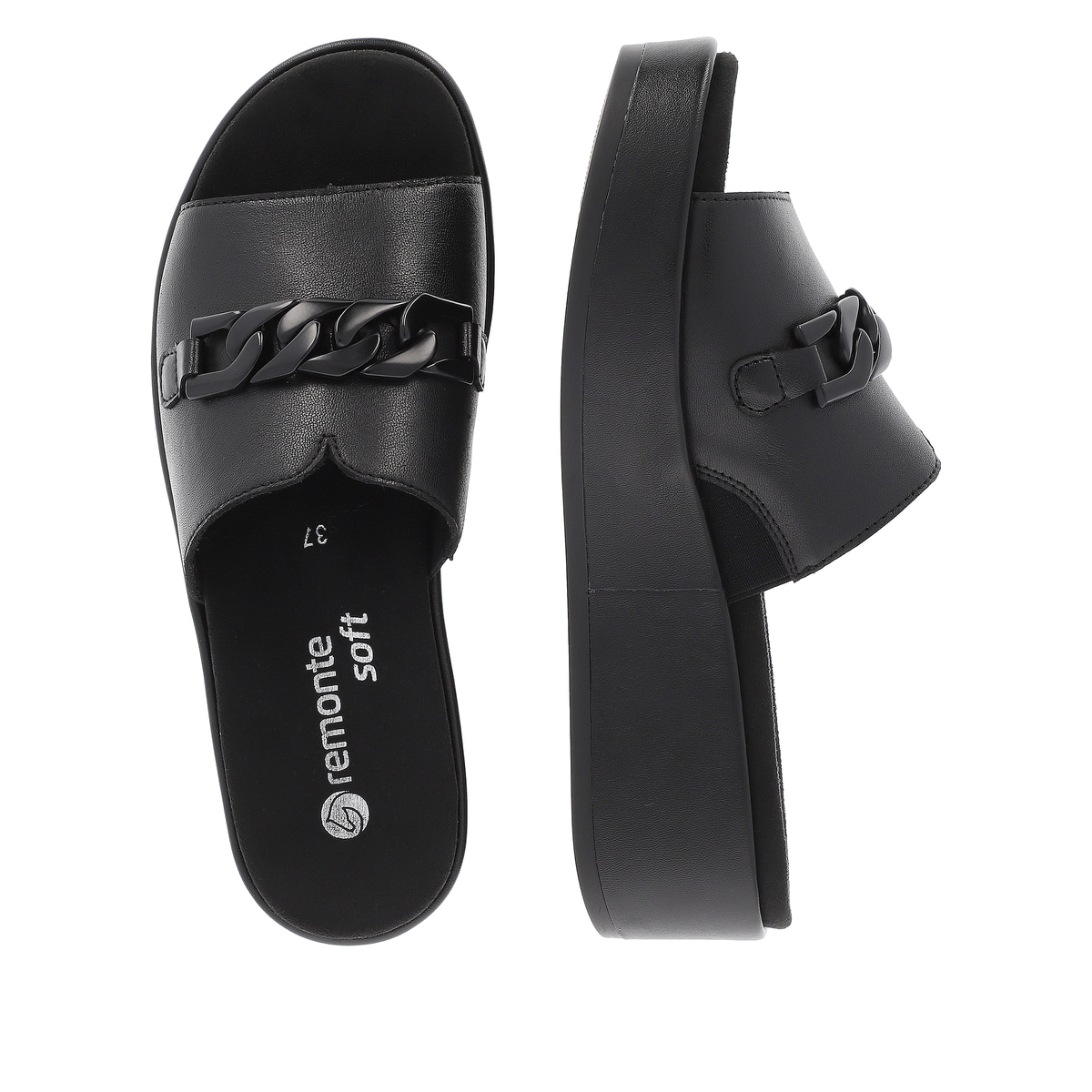 Remonte Damen Pantoletten - Schwarz