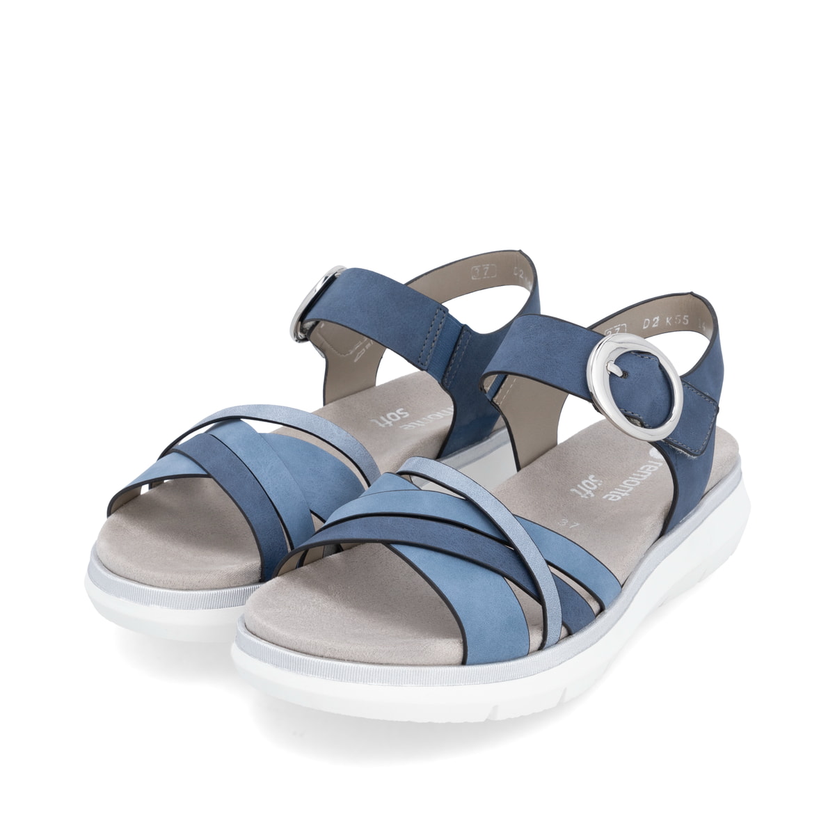 Remonte Damen Riemchensandalen - Blau
