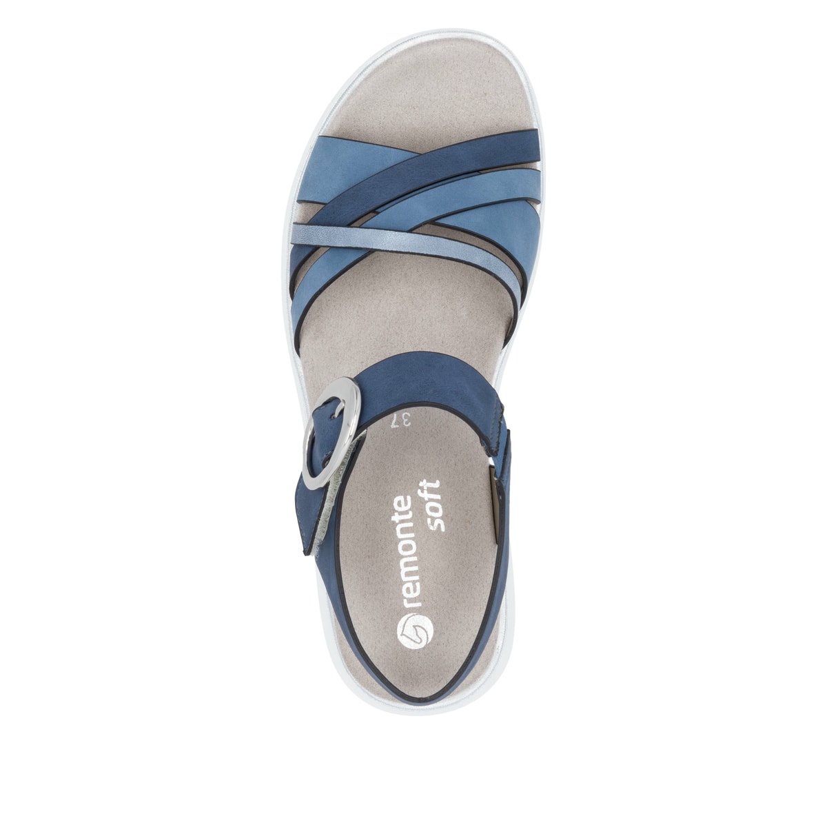 Remonte Damen Riemchensandalen - Blau