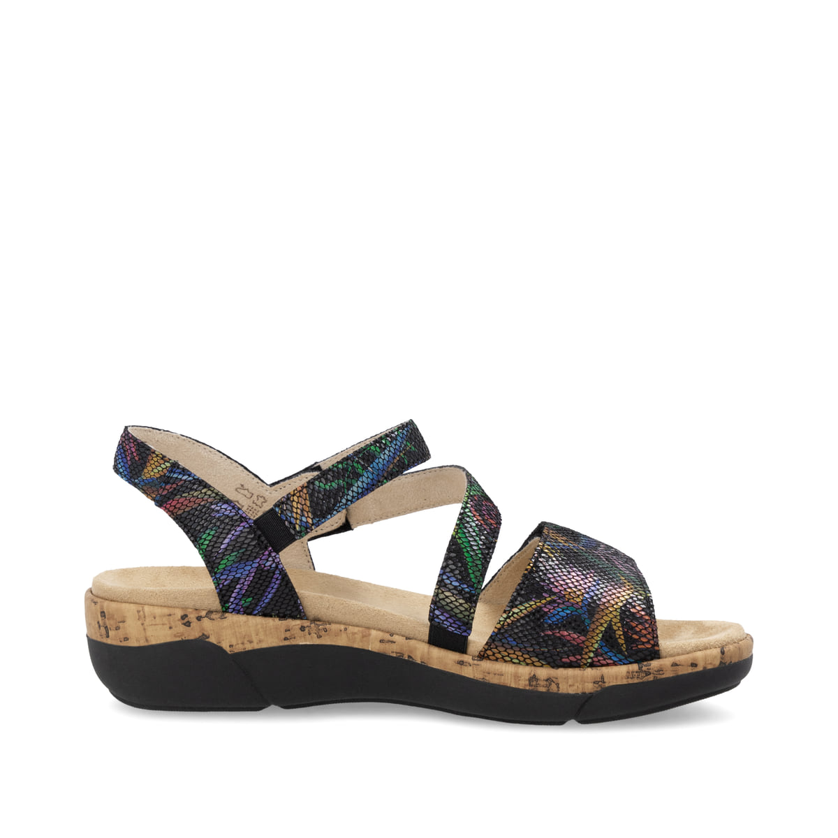 Remonte Damen Riemchensandalen - Schwarz