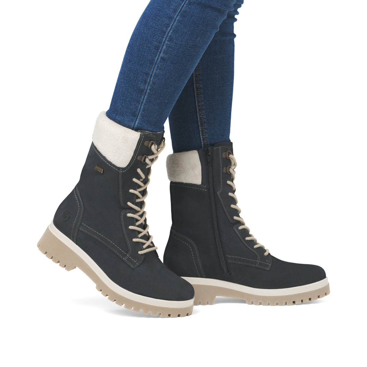 Remonte Damen Hochschaftstiefel - Blau