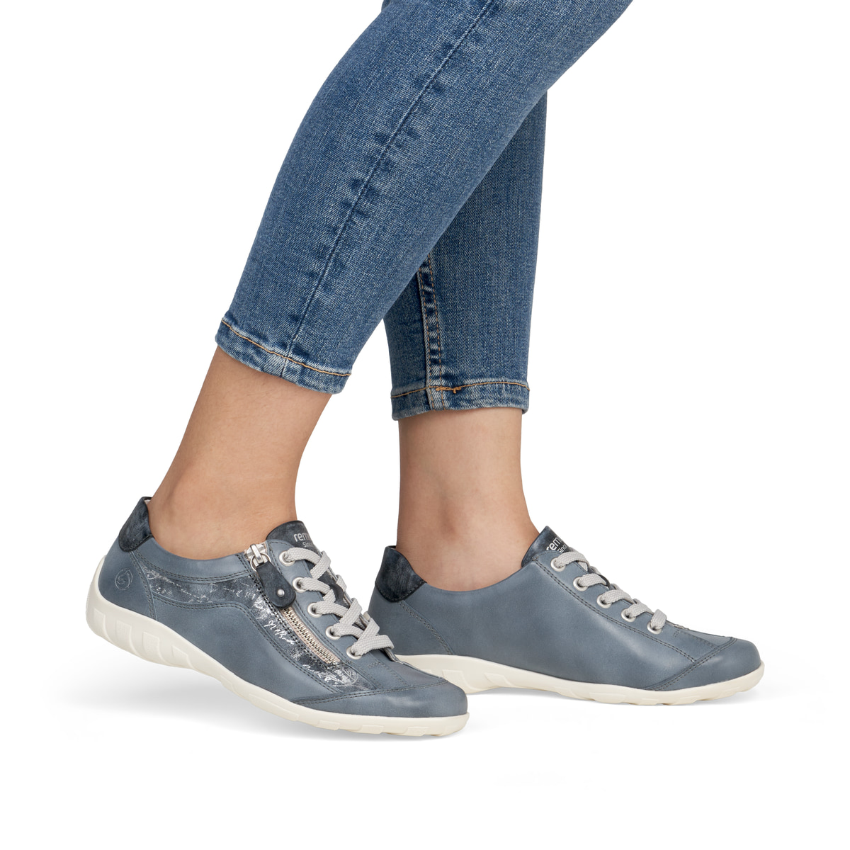 Remonte Damen Schnürschuhe - Blau