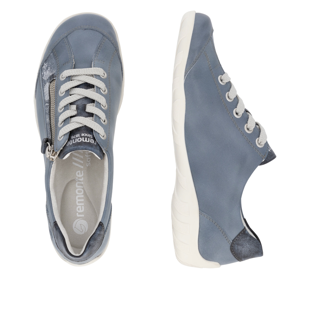 Remonte Damen Schnürschuhe - Blau