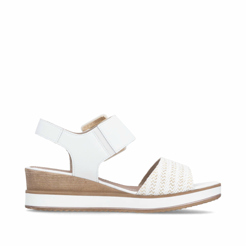 Remonte Damen Keilsandaletten - Weiss