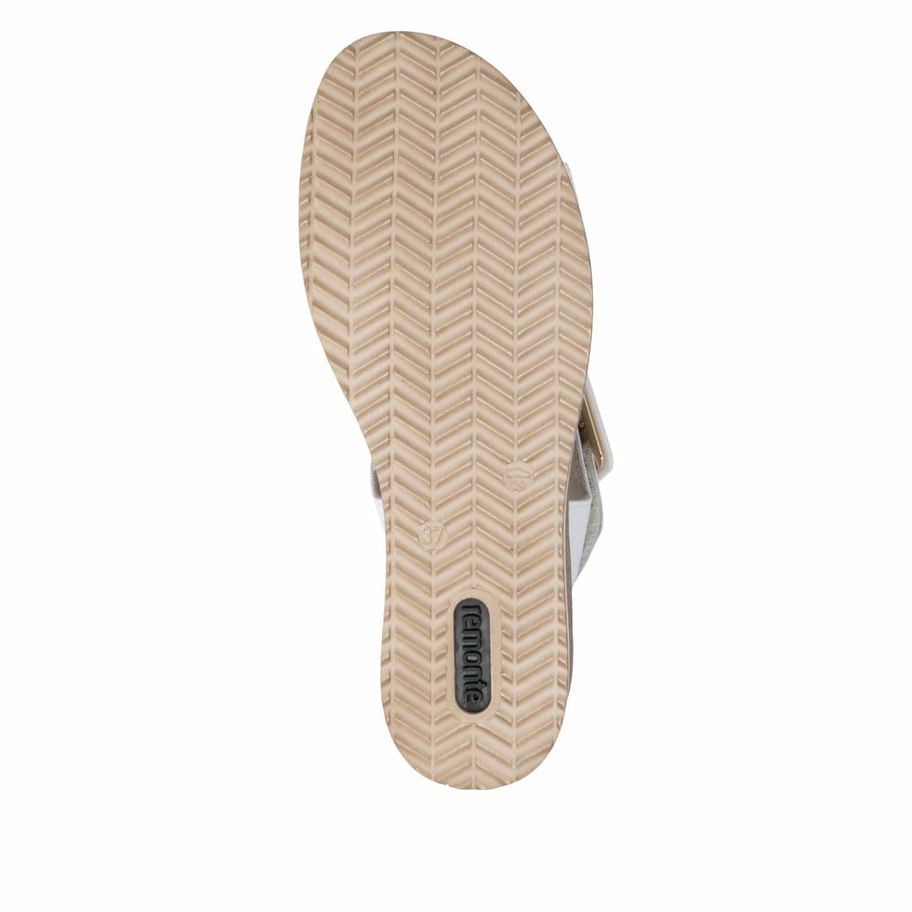 Remonte Damen Keilsandaletten - Weiss