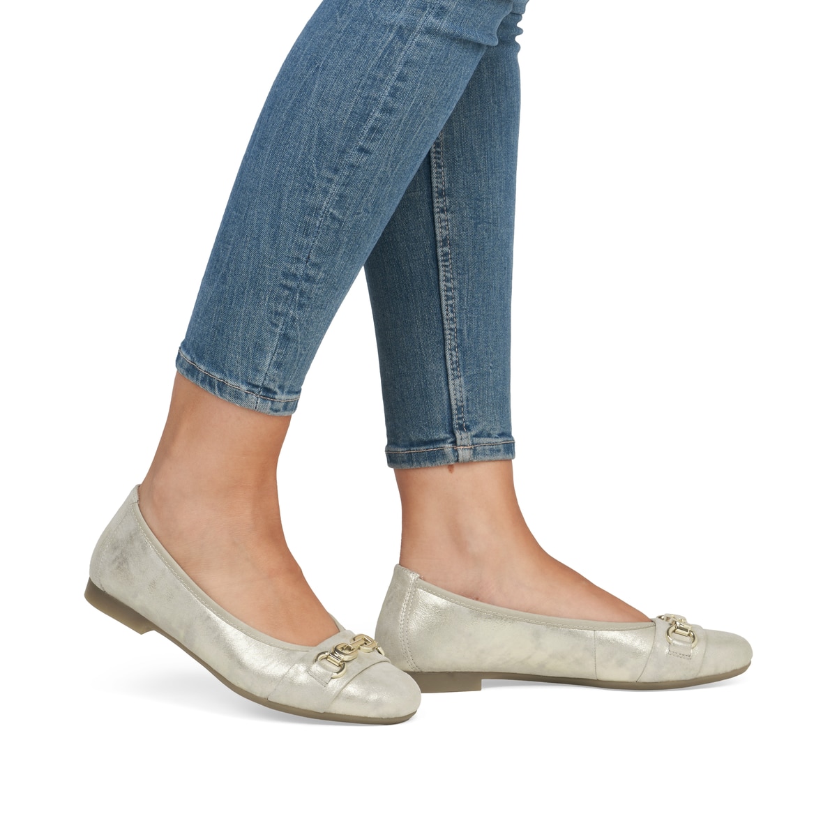 Remonte Damen Ballerinas - Silber/Platin