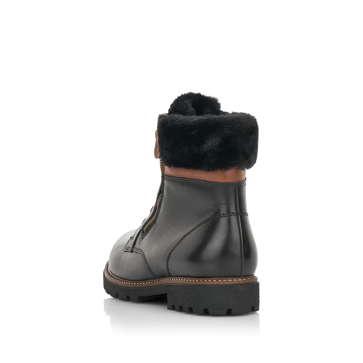 Remonte Damen Schnürstiefel - Schwarz