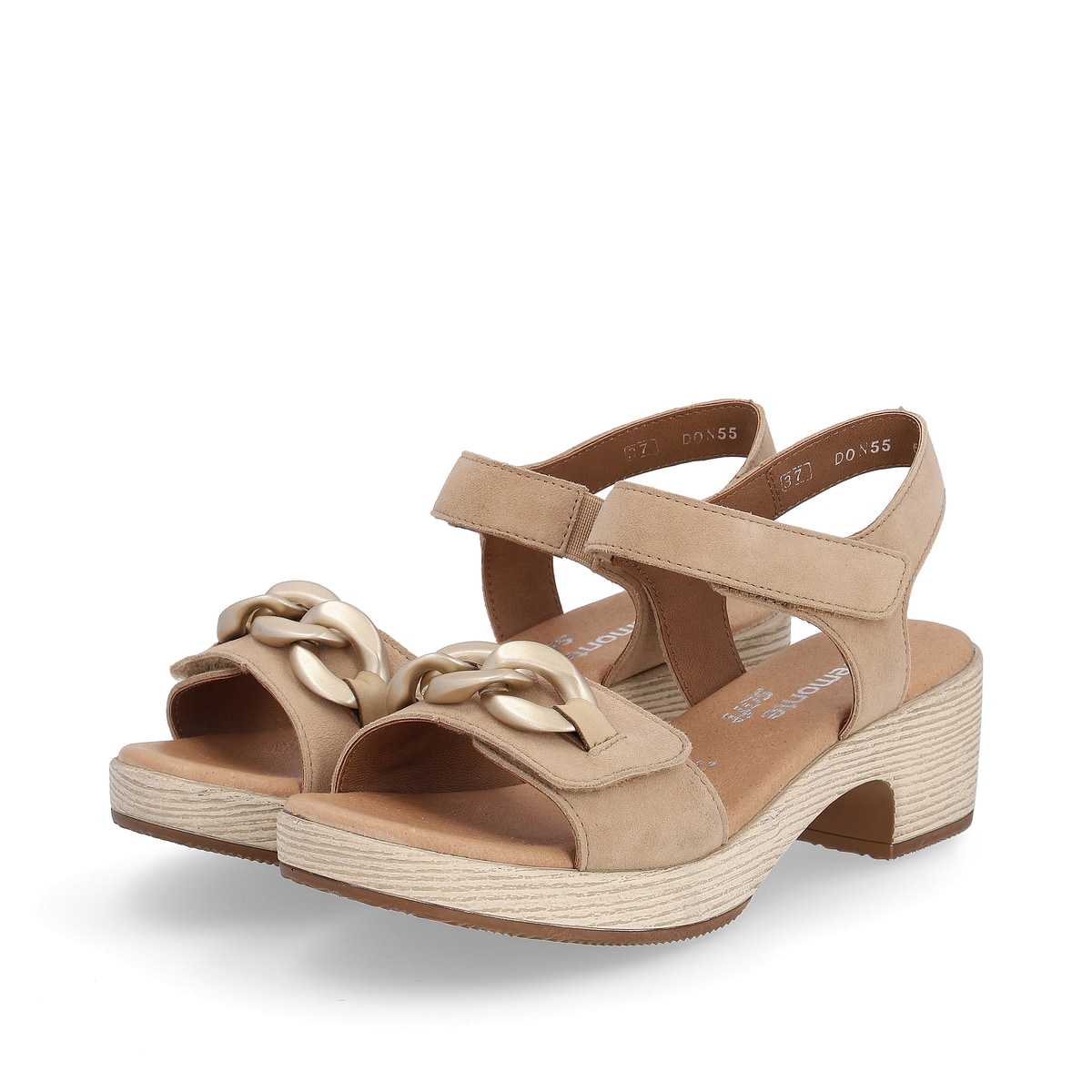 Remonte Damen Riemchensandaletten - Beige