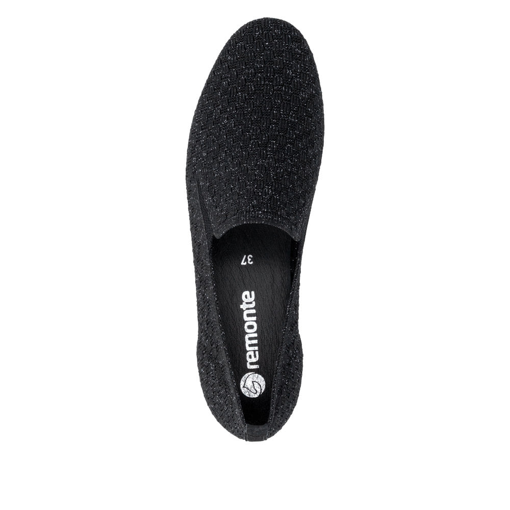 Remonte Damen Loafer - Schwarz