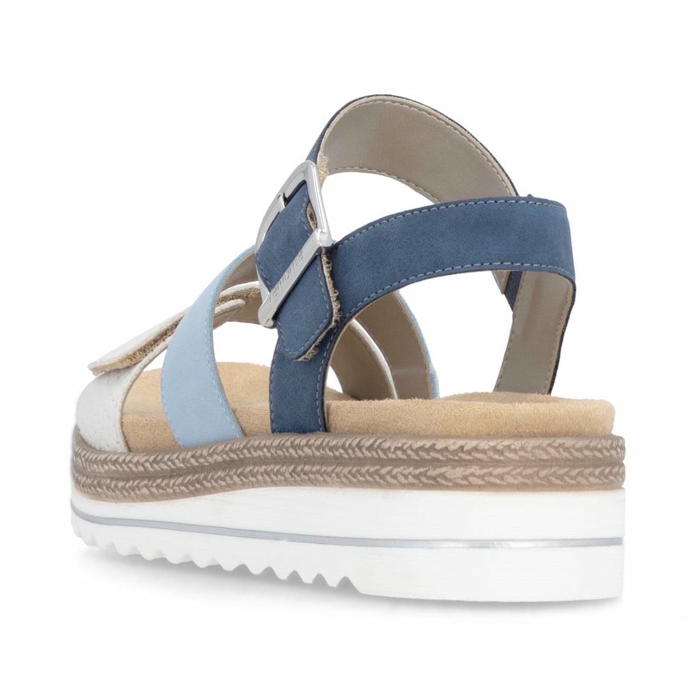 Remonte Damen Riemchensandalen - Blau