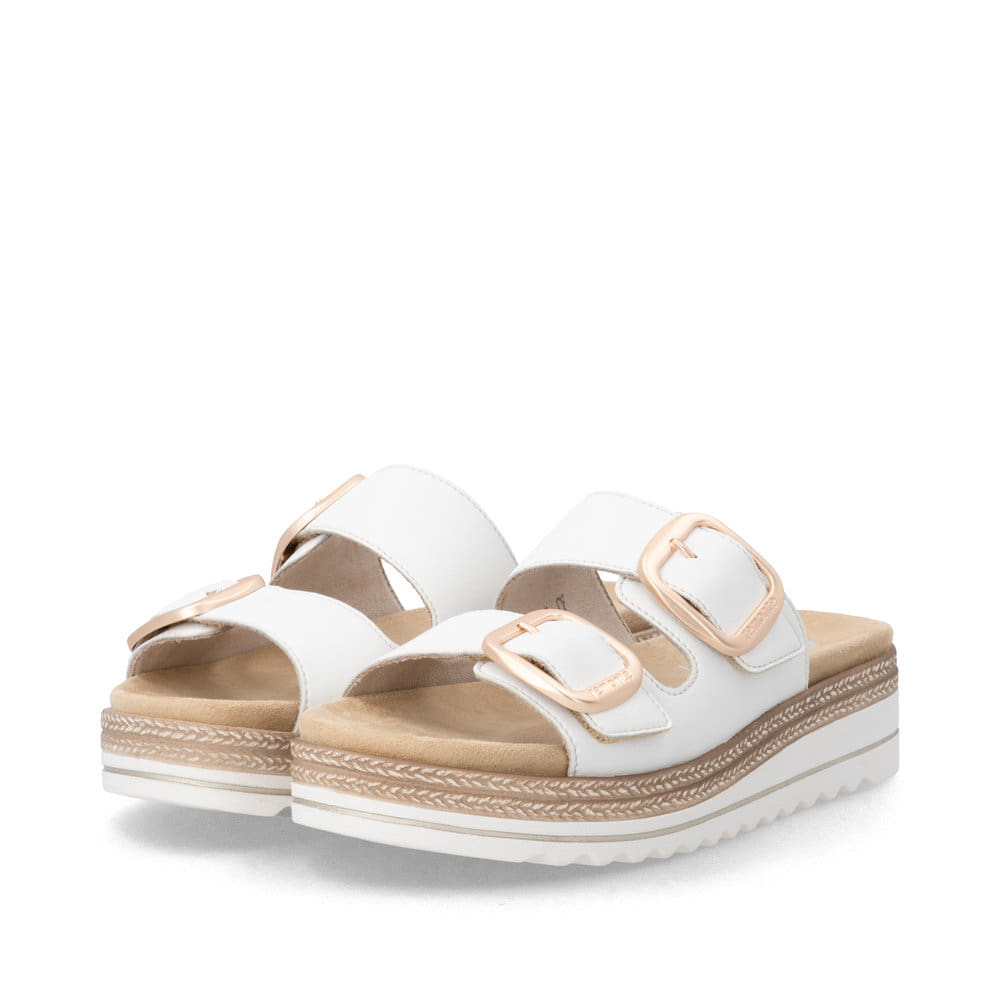 Remonte Damen Pantoletten - Weiss