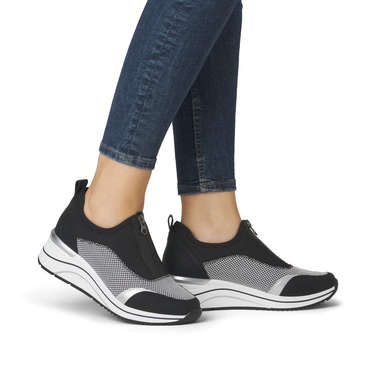 Remonte Damen Slipper - Schwarz