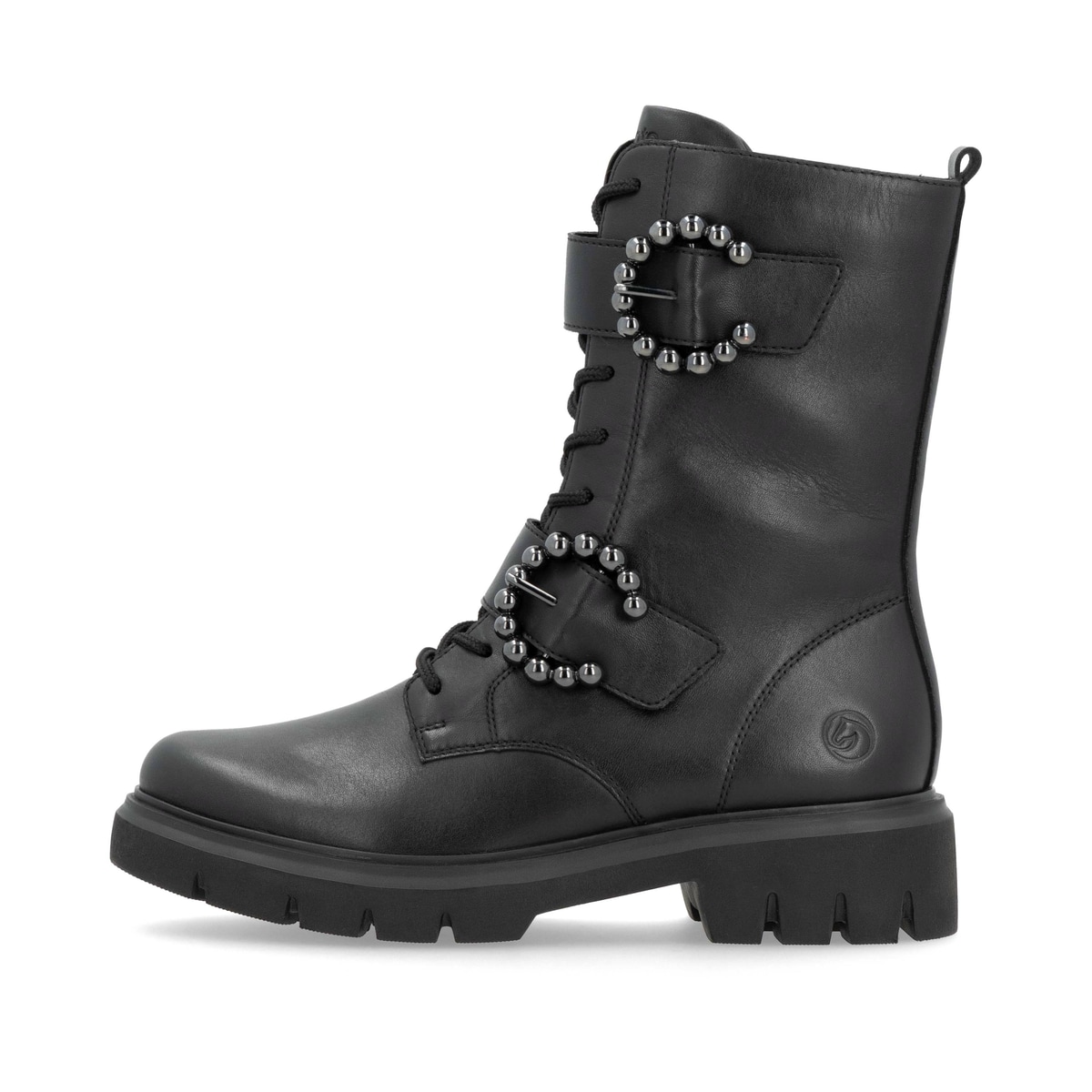 Remonte Damen Schnürstiefel - Schwarz