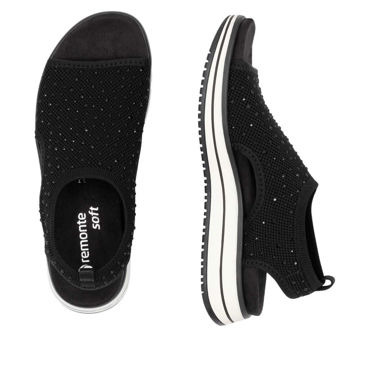 Remonte Damen Sandalen - Schwarz