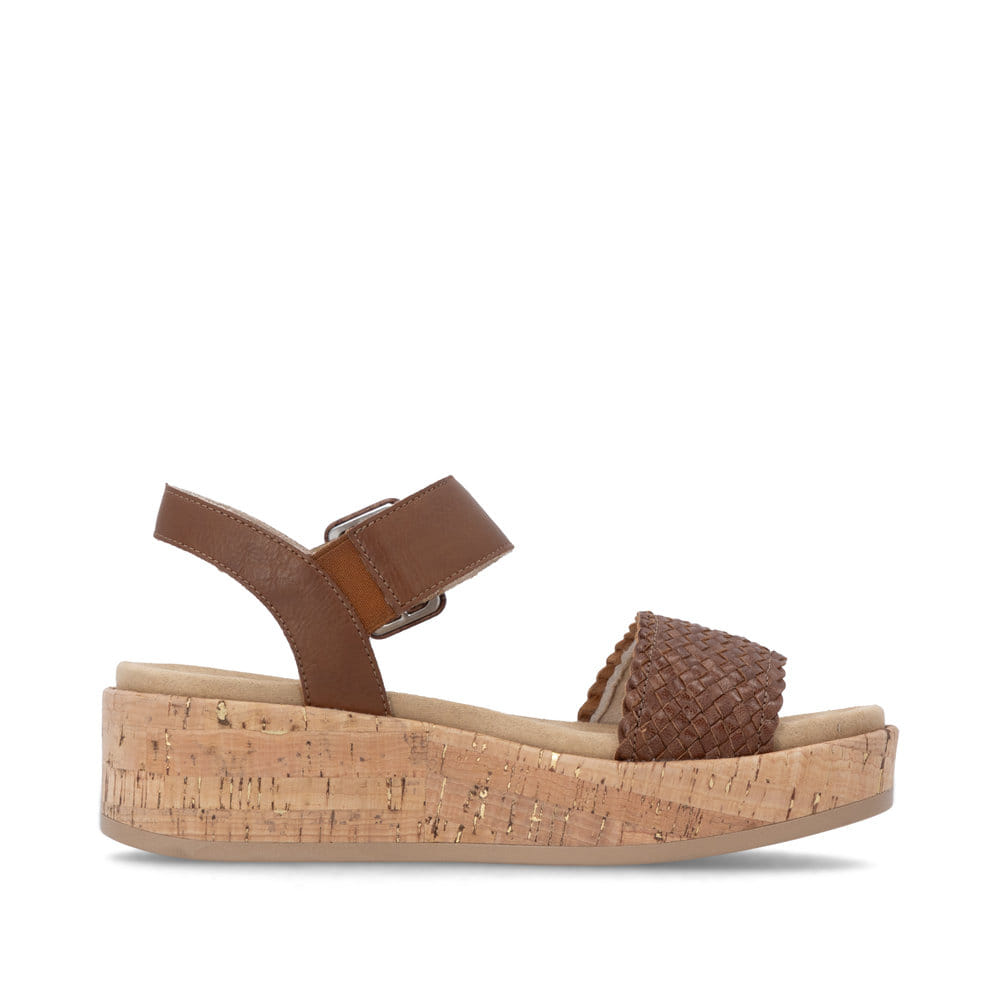 Remonte Damen Keilsandaletten - Braun