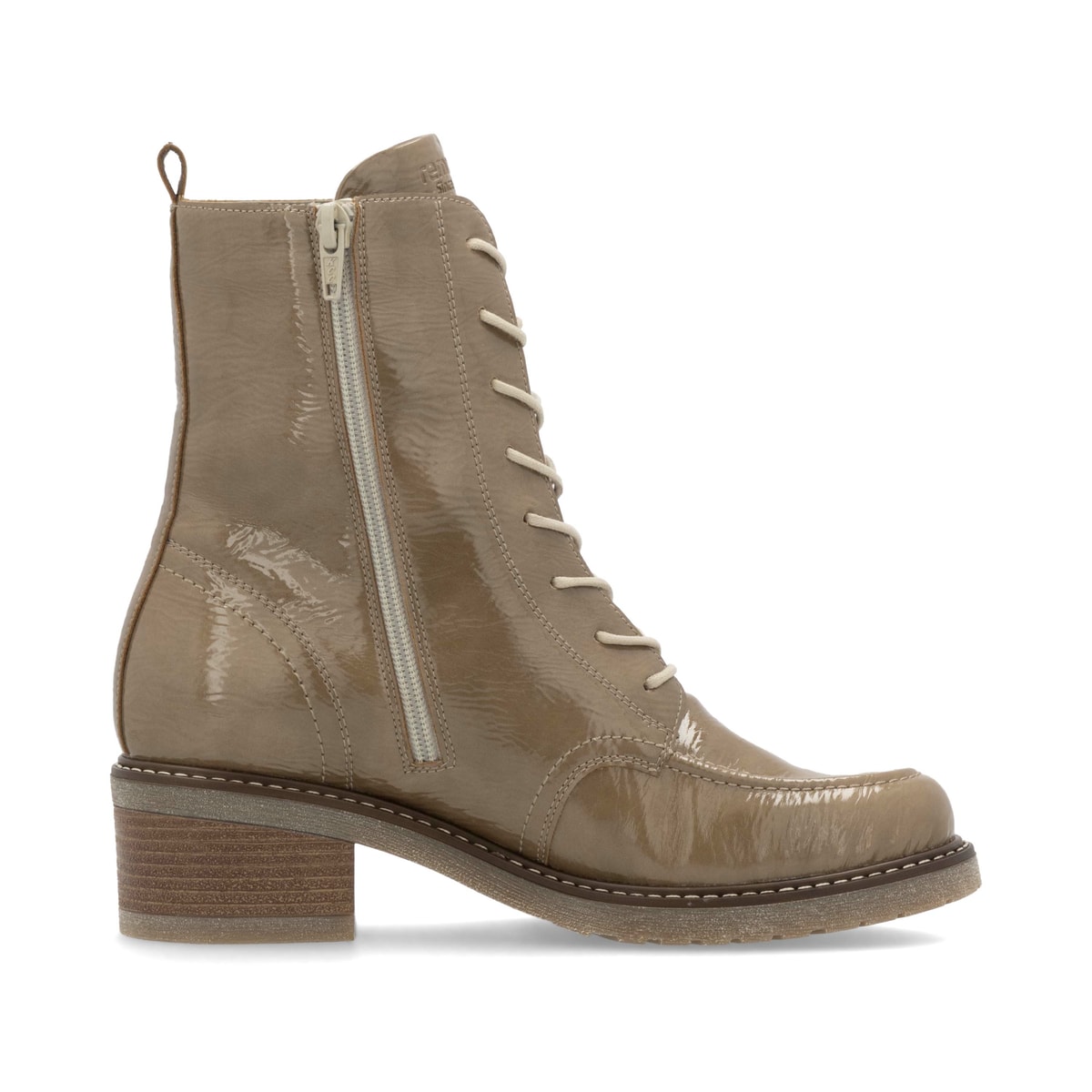 Remonte Damen Biker Boots - Beige