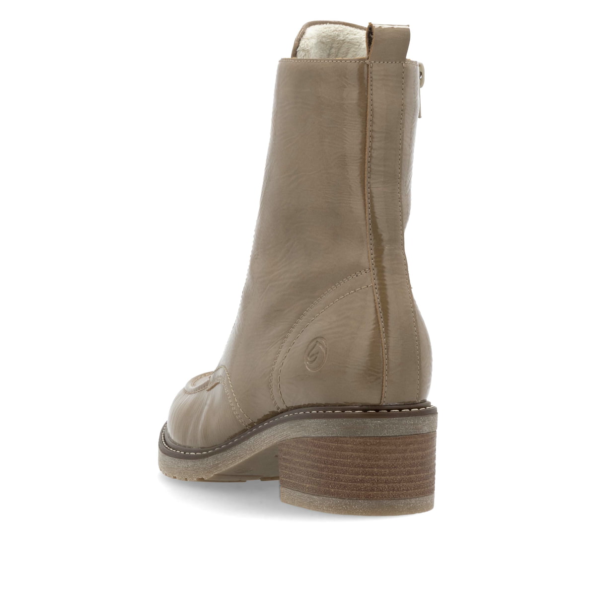 Remonte Damen Biker Boots - Beige