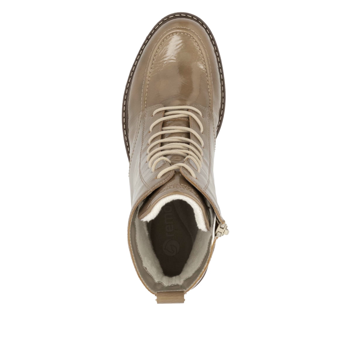 Remonte Damen Biker Boots - Beige