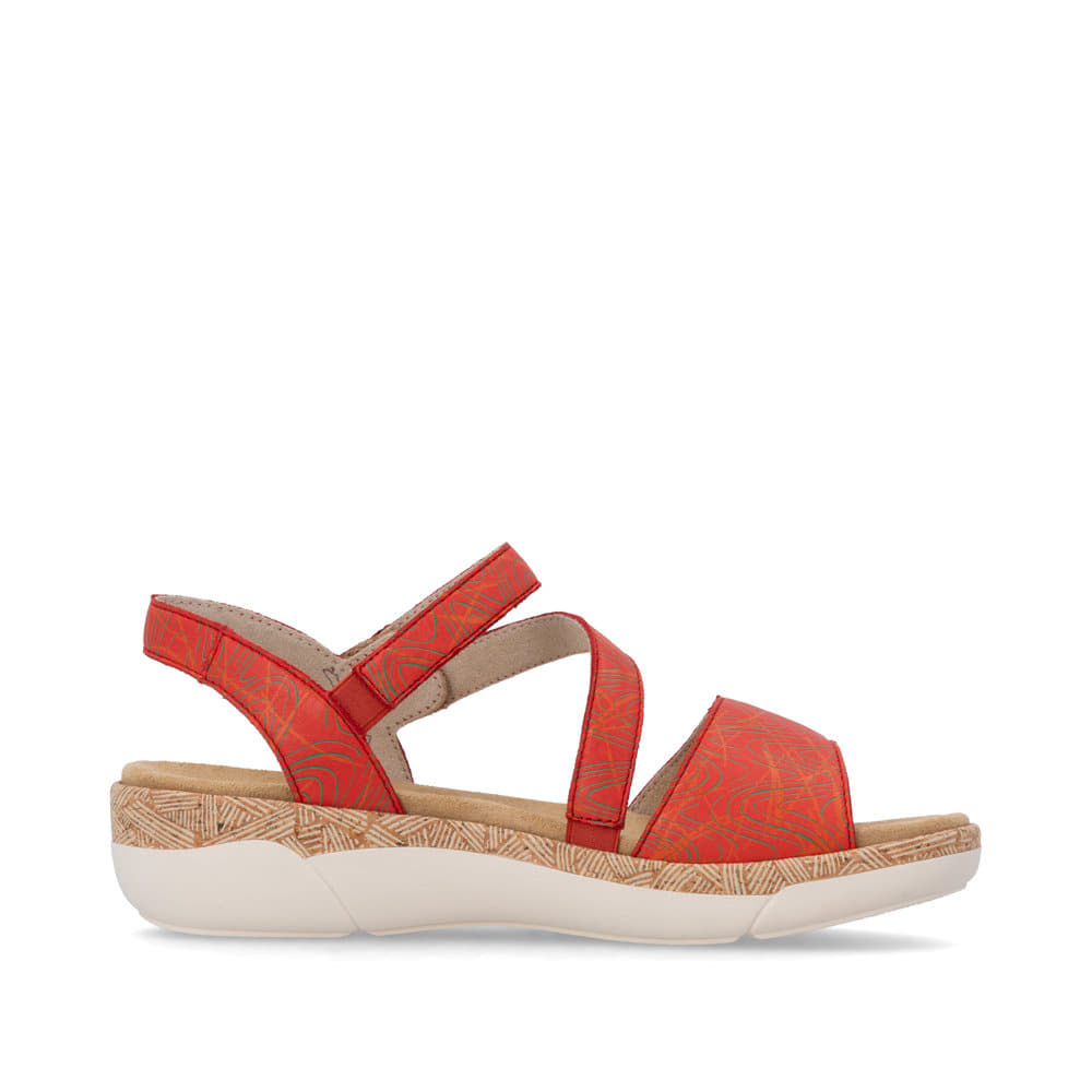 Remonte Damen Riemchensandalen - Rot