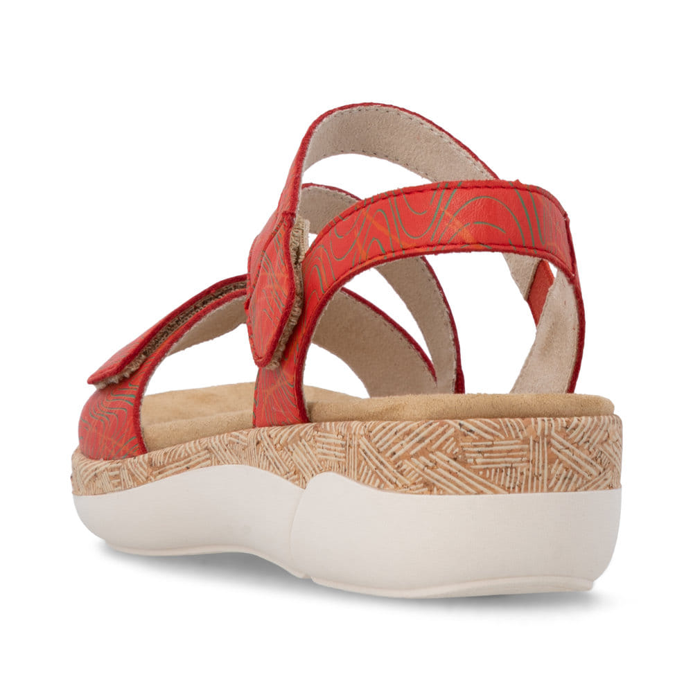 Remonte Damen Riemchensandalen - Rot