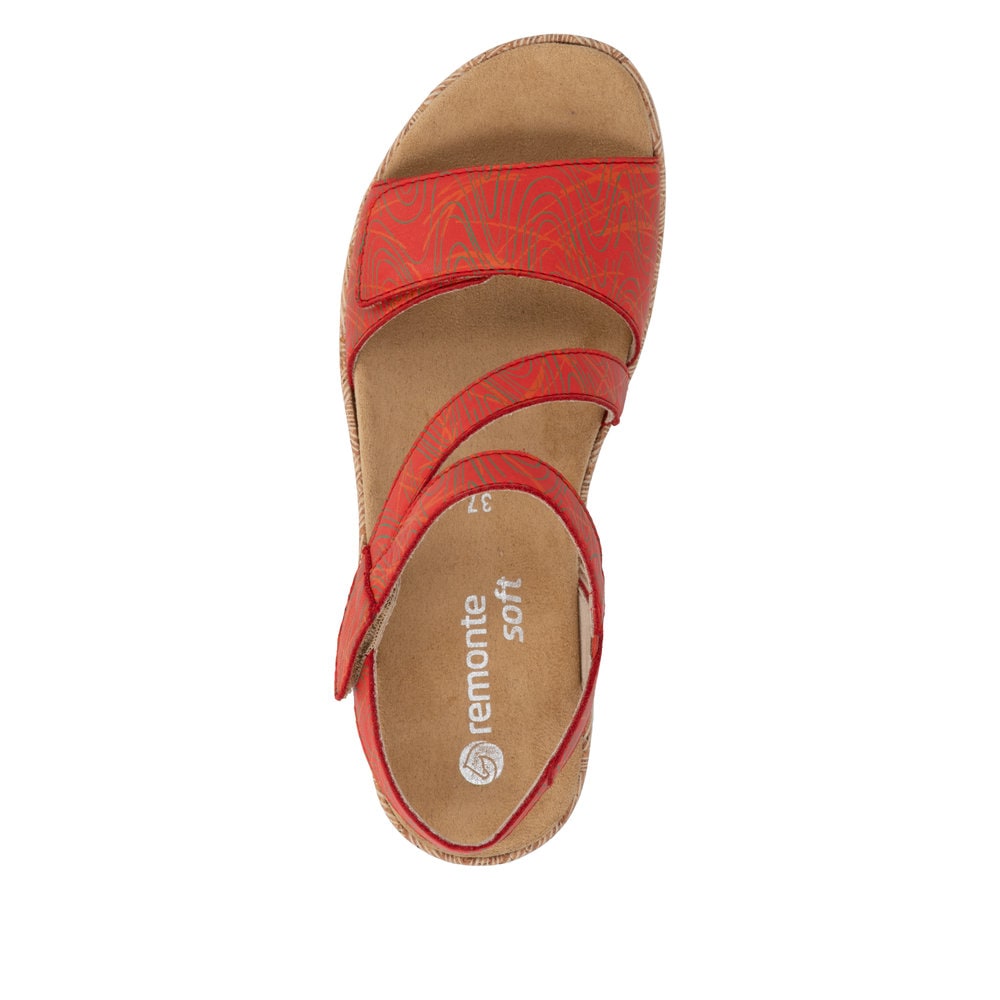 Remonte Damen Riemchensandalen - Rot
