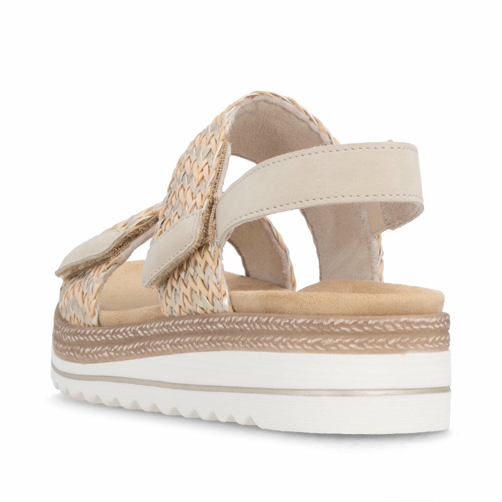 Remonte Damen Keilsandaletten - Metallic